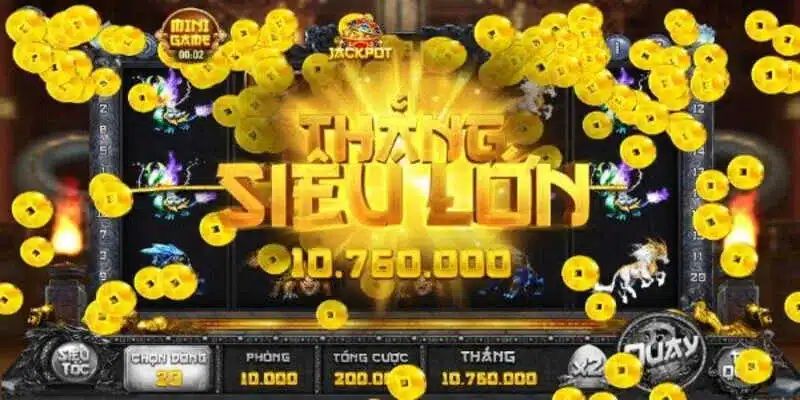 Game slots với vòng quay hấp dẫn, jackpot khủng